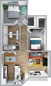 Two Bedroom / Two Bath