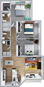 Three Bedroom / Two Bath